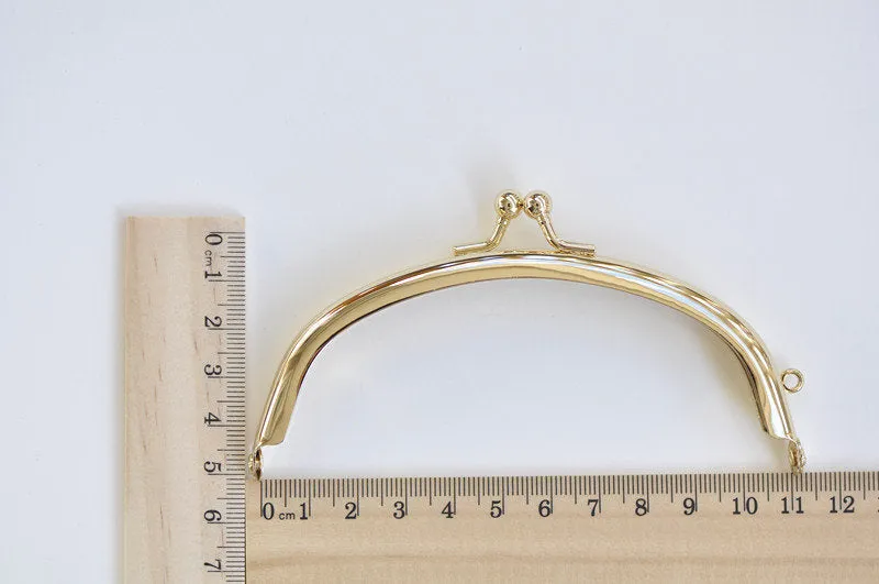 11cm ( 4 ") Half-Round Gold Purse Frame