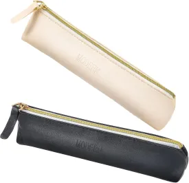 2PCS Mini Makeup Bag Small Makeup Bag Small Makeup Bag for Purse Makeup Bag for Purse Small Cosmetic Bag for Women and Girls (Black Beige)