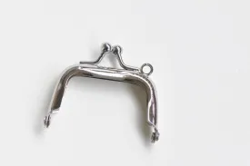 5.5cm Matte Silver Purse Frame Mini Coin Purse Frame 5.5cm x 3.5cm