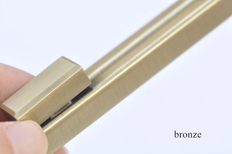 8" Metal Purse Frame Clutch Bag Purse Frame With Screws Gunmetal/ Gold/ Bronze