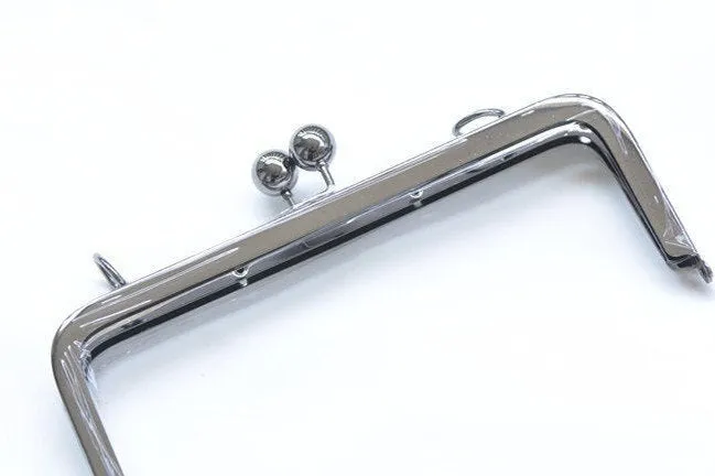 8" Metal Purse Frame Clutch Bag Purse Frame With Screws Gunmetal/ Gold/ Bronze