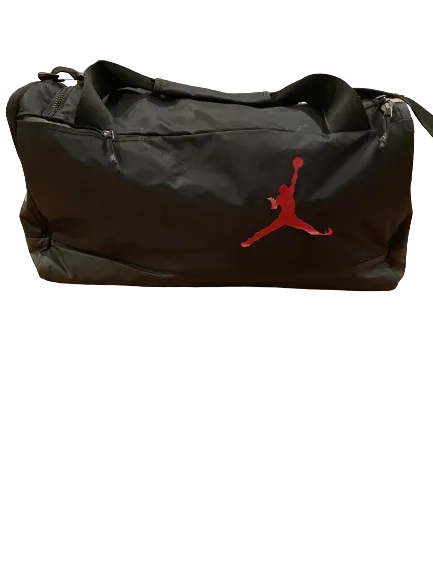 Adrian Ealy Oklahoma Football Team Issued Travel Duffel Bag with Number