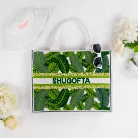 Beaded Pattern Tote Bag
