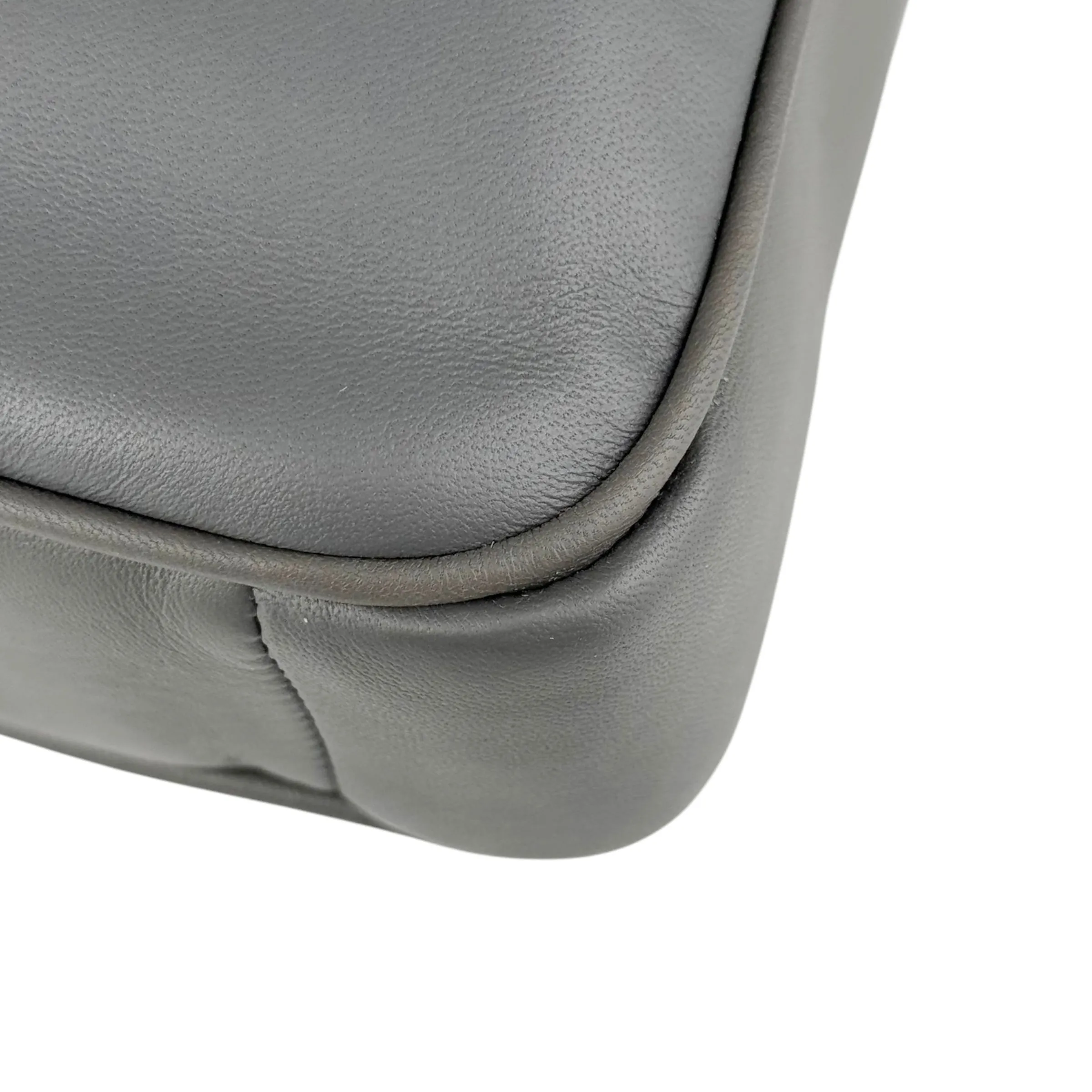 Bottega Veneta Grey Intrecciato Trimmed Leather Briefcase