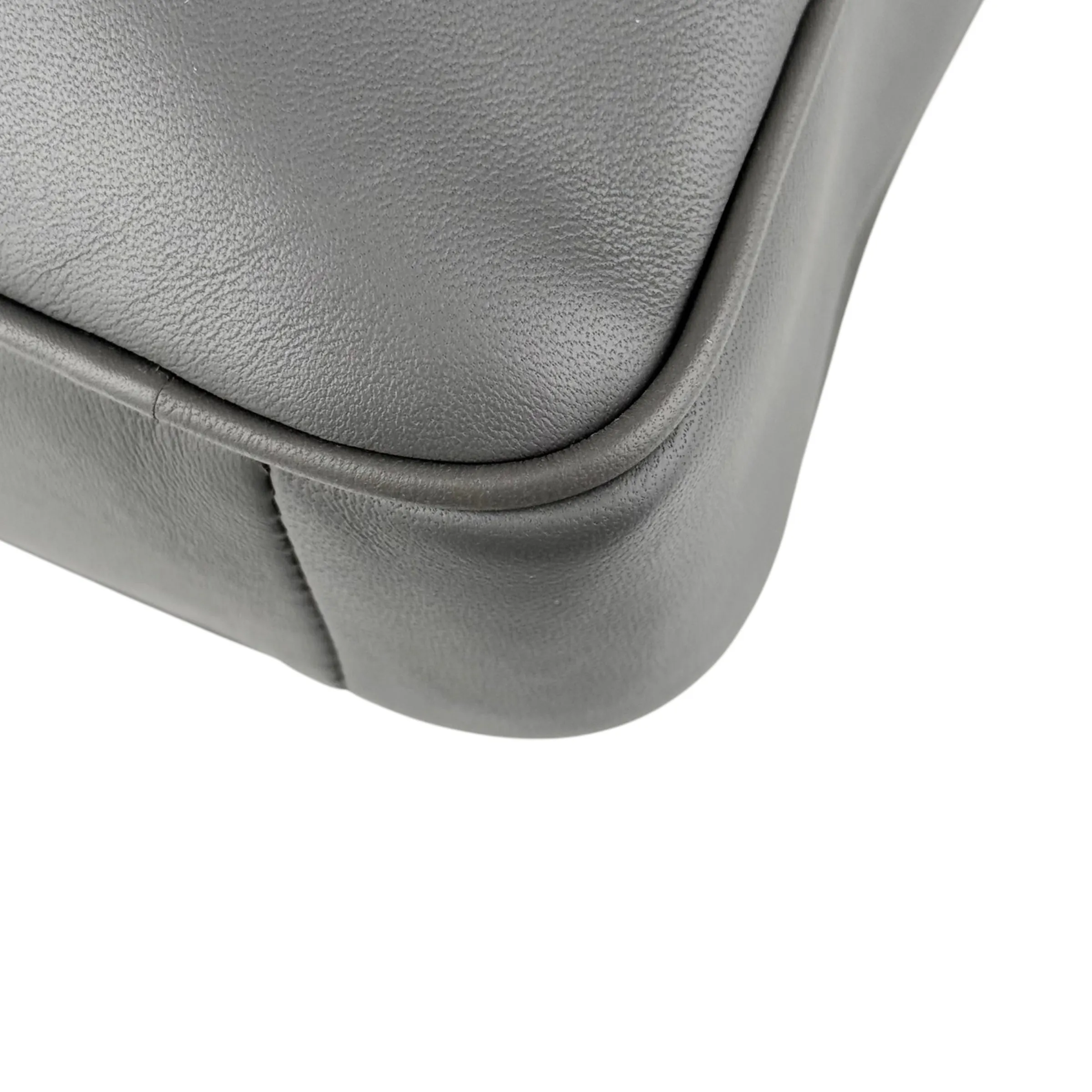 Bottega Veneta Grey Intrecciato Trimmed Leather Briefcase