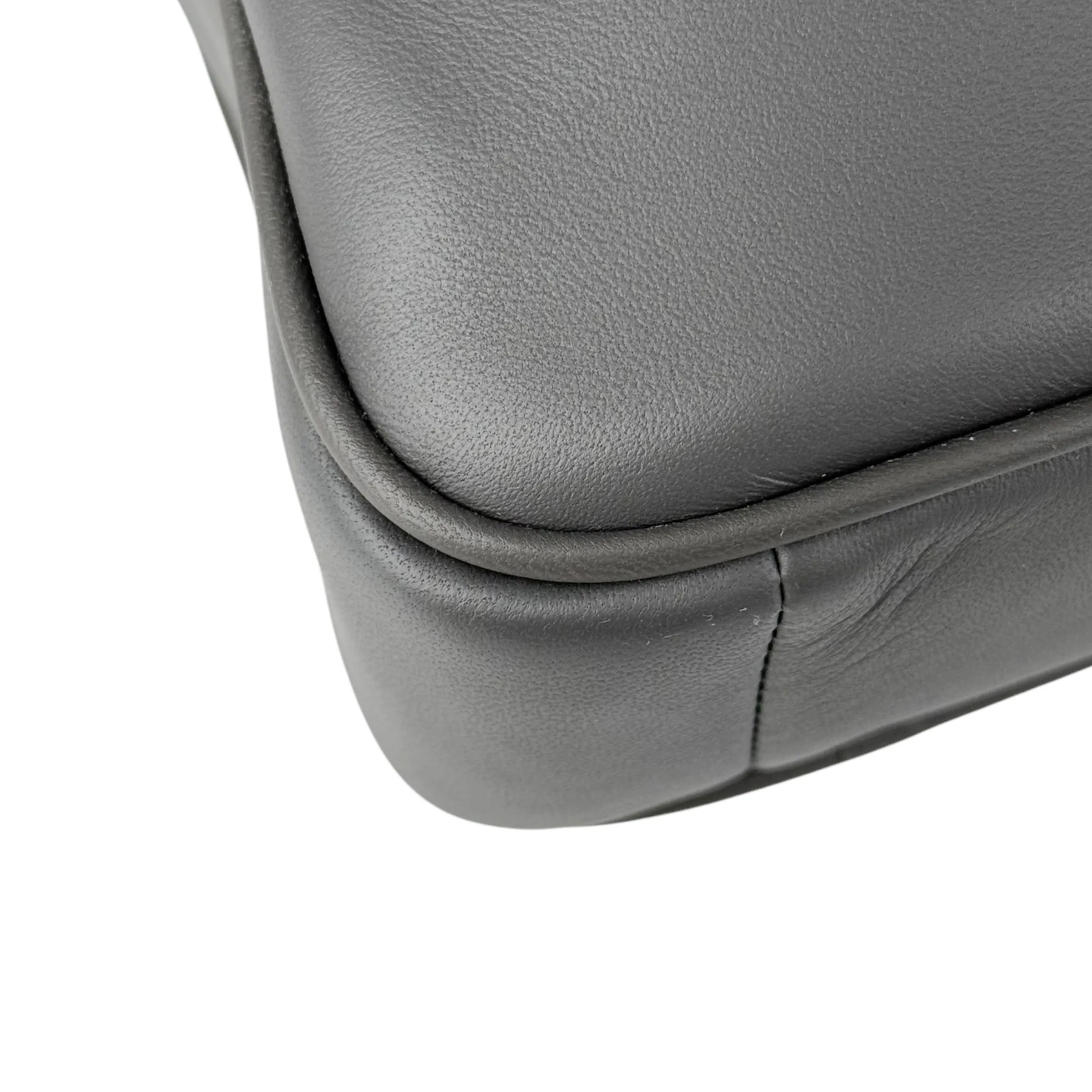 Bottega Veneta Grey Intrecciato Trimmed Leather Briefcase