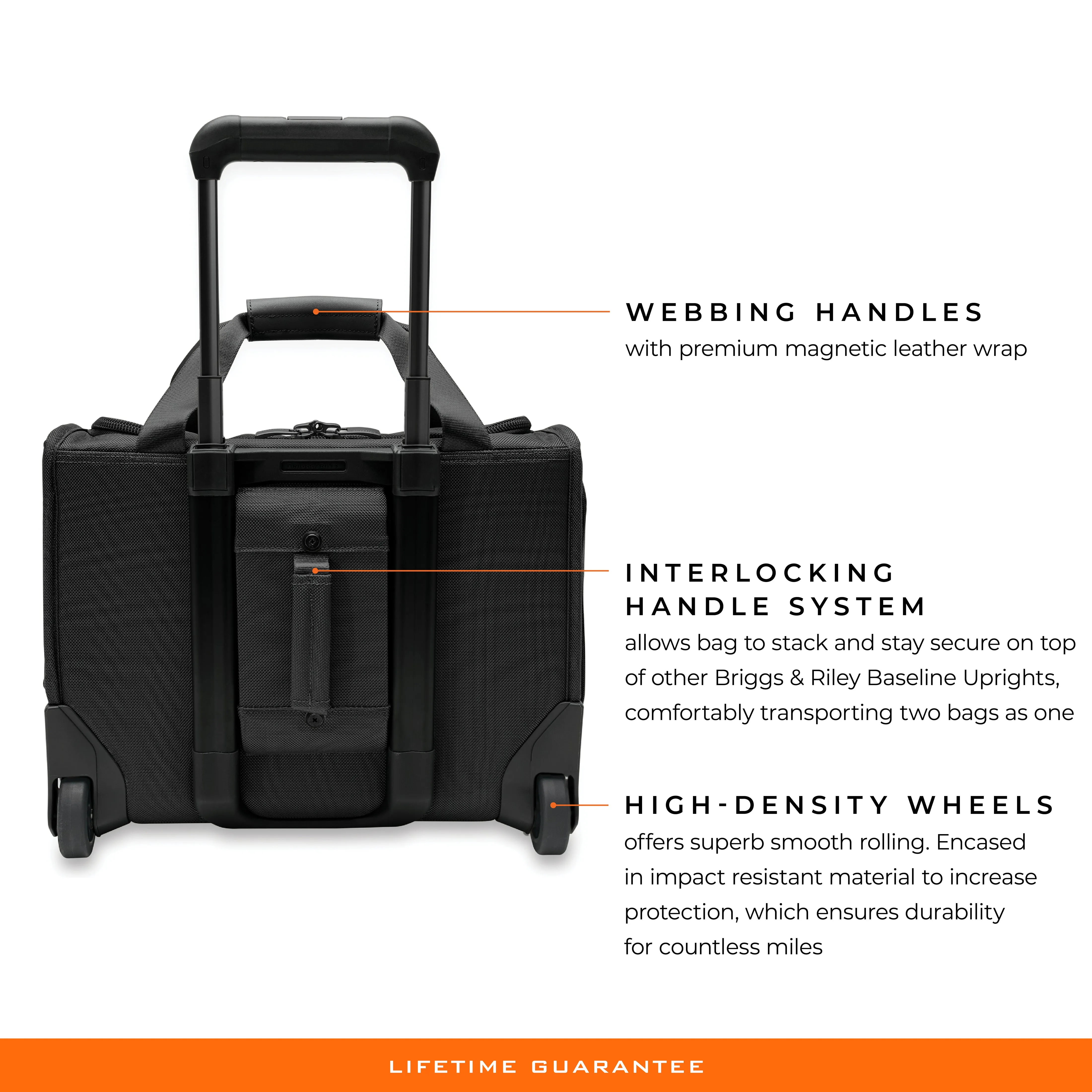 Briggs & Riley Baseline 16" 2-Wheel Cabin Bag - Black