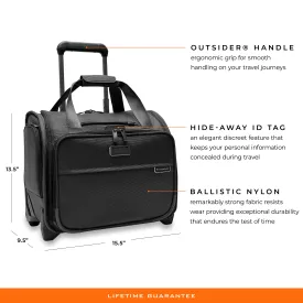 Briggs & Riley Baseline 16" 2-Wheel Cabin Bag - Black