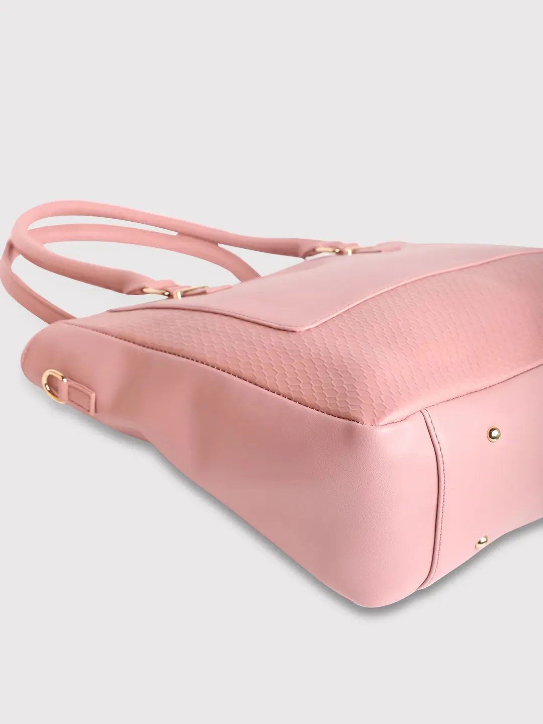 Caprese Fiona Tote Large Office Handbag Light Pink