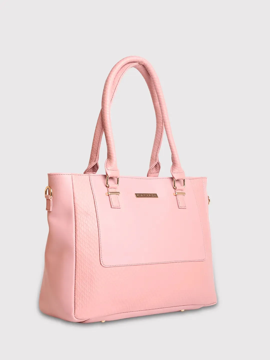Caprese Fiona Tote Large Office Handbag Light Pink