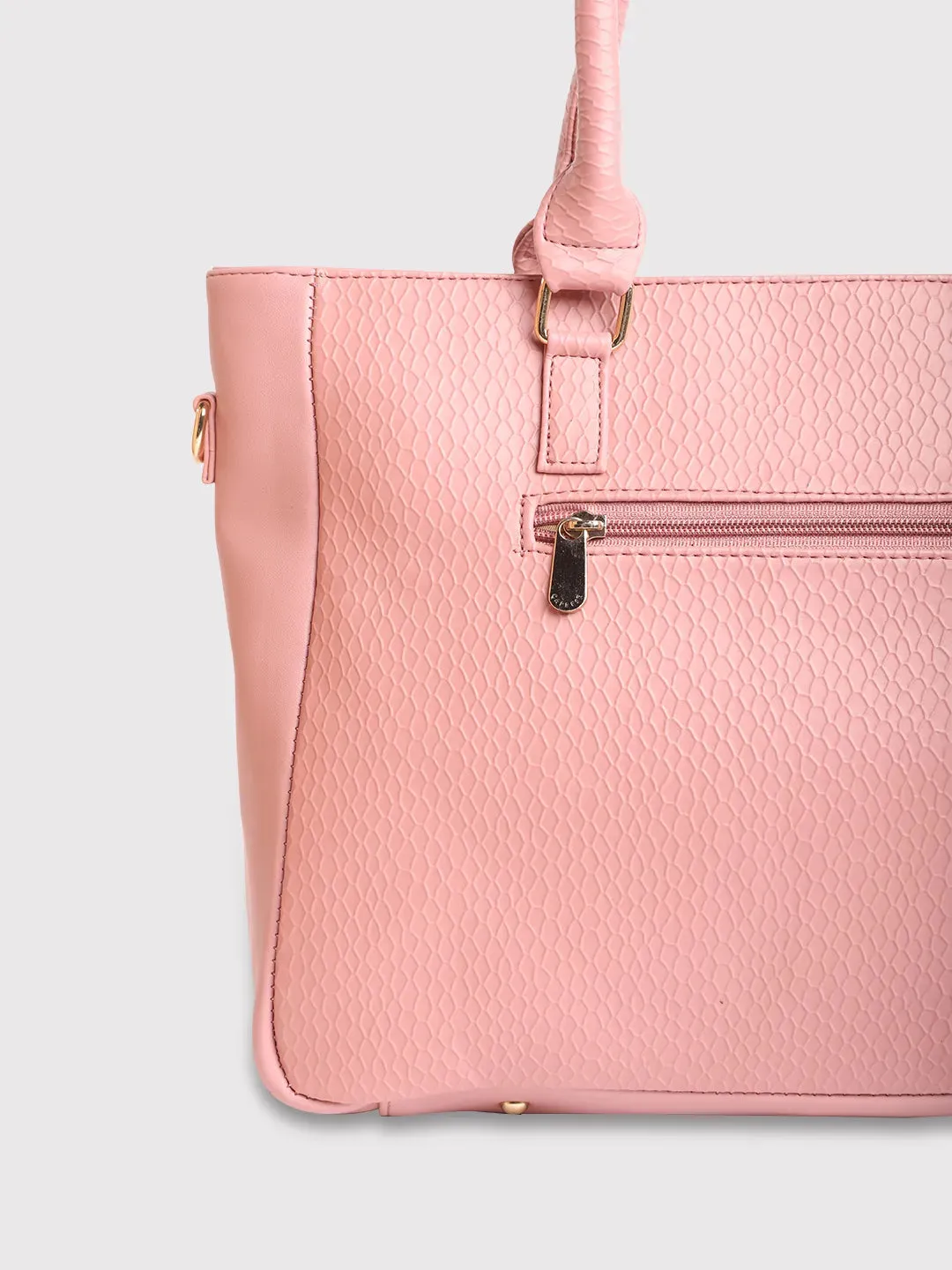 Caprese Fiona Tote Large Office Handbag Light Pink