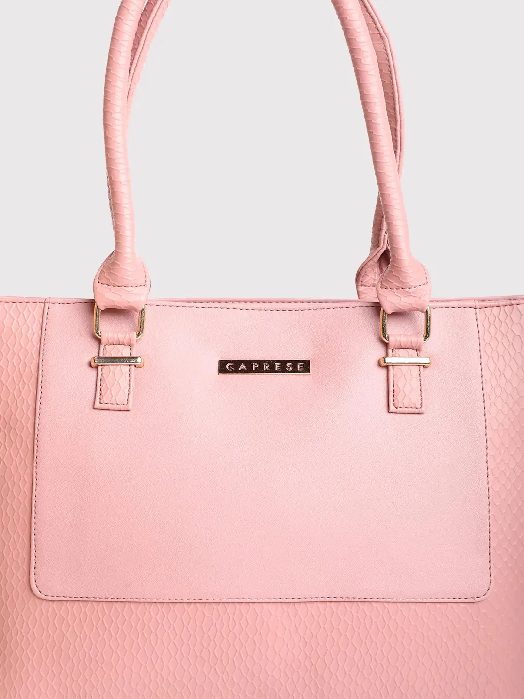 Caprese Fiona Tote Large Office Handbag Light Pink
