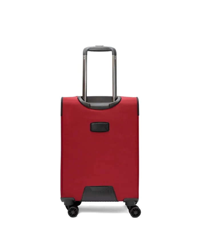 Carry-On Softside Cabin Luggage (16") Red