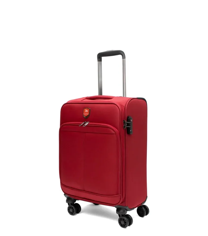 Carry-On Softside Cabin Luggage (16") Red