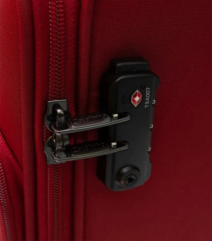 Carry-On Softside Cabin Luggage (16") Red