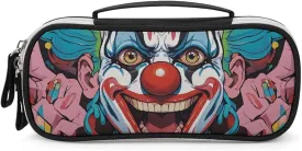 Clowns Leather Makeup Bag Portable Small Cosmetic Organizer Waterproof Toiletry Bags Brushes Pencils And Travel Make Up Accessories