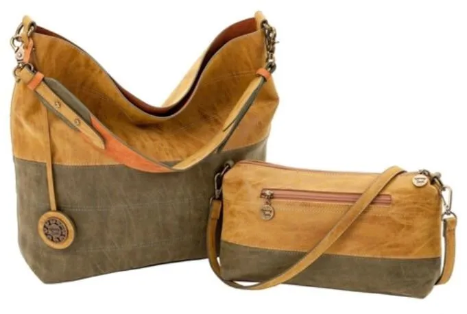 Colorblock Reversible Hobo