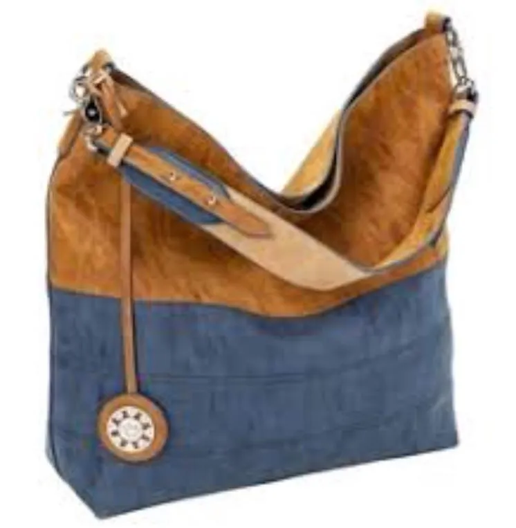 Colorblock Reversible Hobo