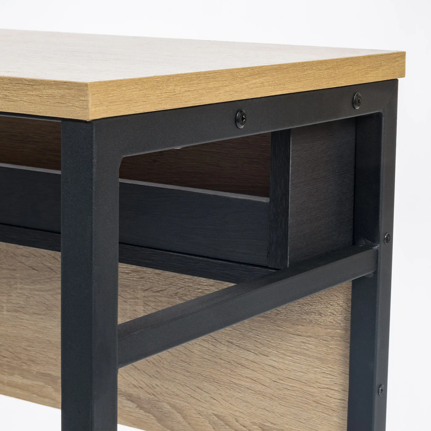 Computer Desk With Monitor Stand and Cable management