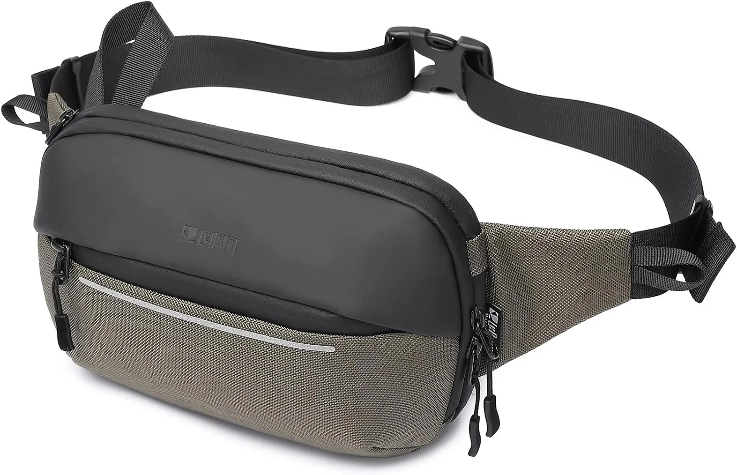 Crossbody Fanny Pack Belt Bag for Women & Men with Multi-Pockets, Waterproof Sling Bag for Travel, Running, Hiking, Cycling, Fashion Waist Bag Fits All Phones, Perfect Running Bag