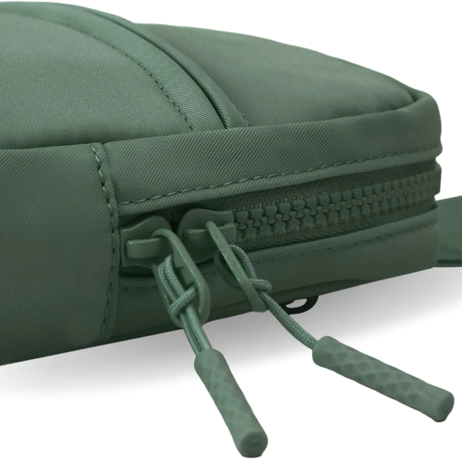 FORZAROCKET Ultralight Sling Bag w/Long Strap 70"  Small Crossbody Bag w/Extended Strap  Women Men Fanny Pack w/Anti-Theft Pocket  Two-Way Durable Zipper  Travel & Plus Size Friendly, Green