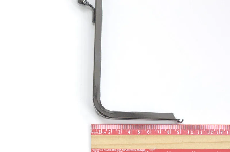 Gunmetal Purse Frame /Handle Purse Frame  25cm (10")
