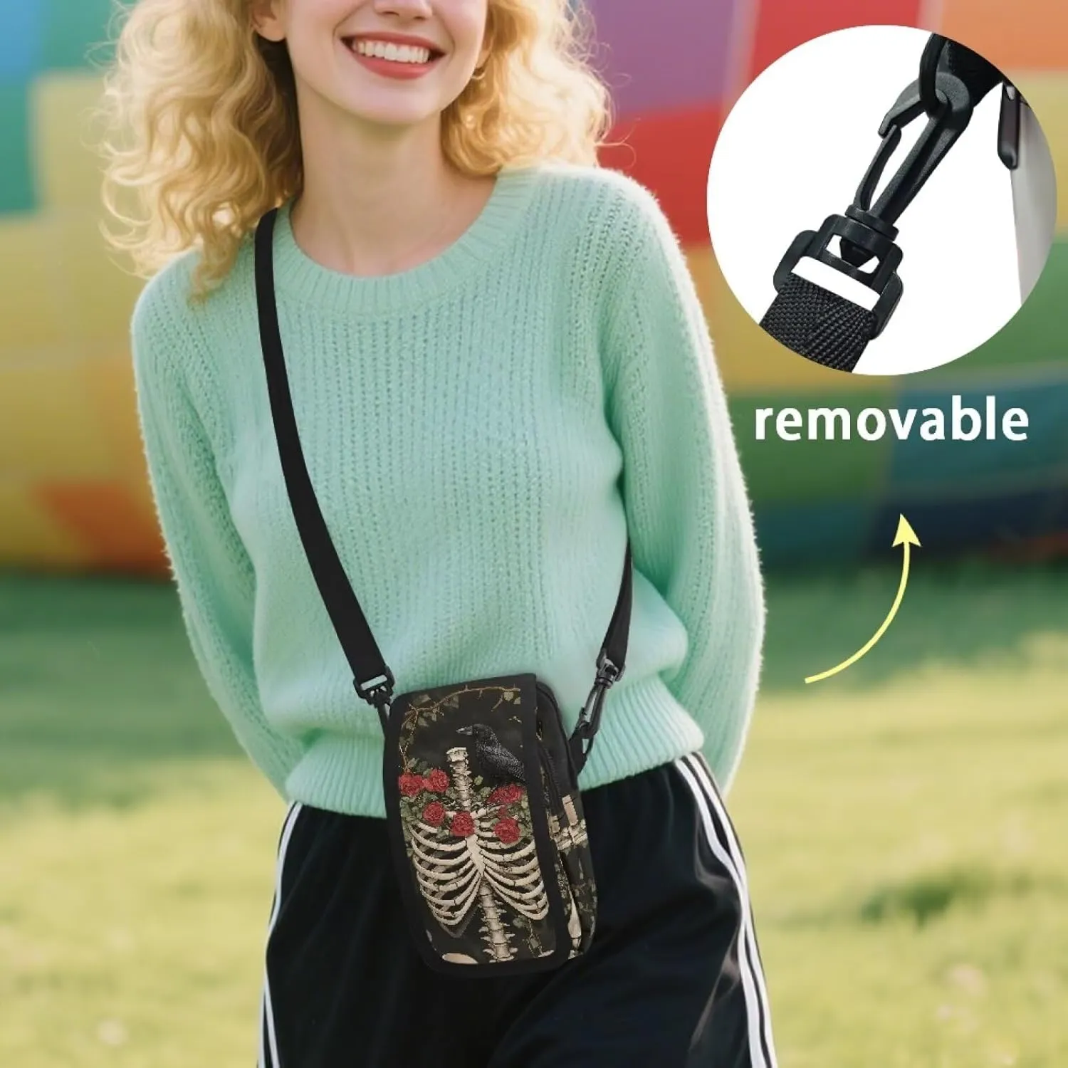 HUGS IDEA Phone Bag for Women Crossbody Cell Phone Purse with Adjustable Strap Wallet