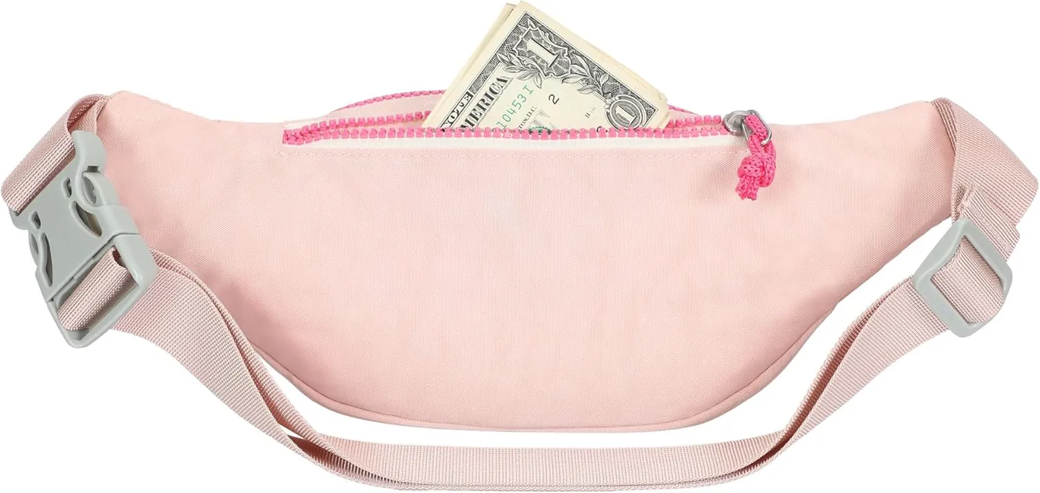 Hynes Eagle Fanny Pack Belt Bag for Women Men Fashionable Crossbody Bag Waist Pack Sling bag with Adjustable Strap Pink