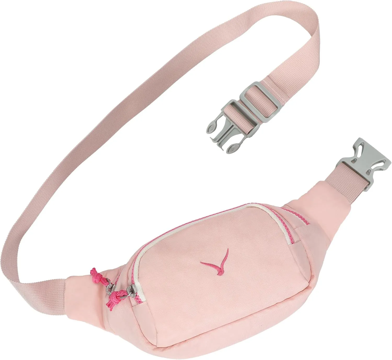 Hynes Eagle Fanny Pack Belt Bag for Women Men Fashionable Crossbody Bag Waist Pack Sling bag with Adjustable Strap Pink