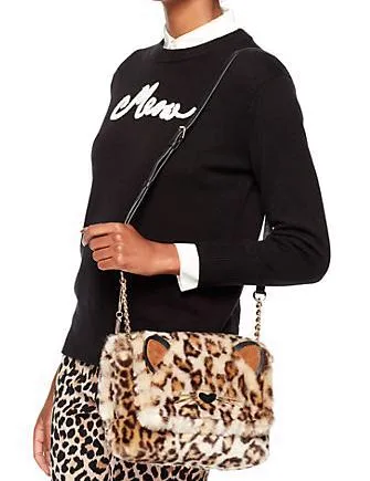 Kate Spade New York Run Wild Leopard Print Muff