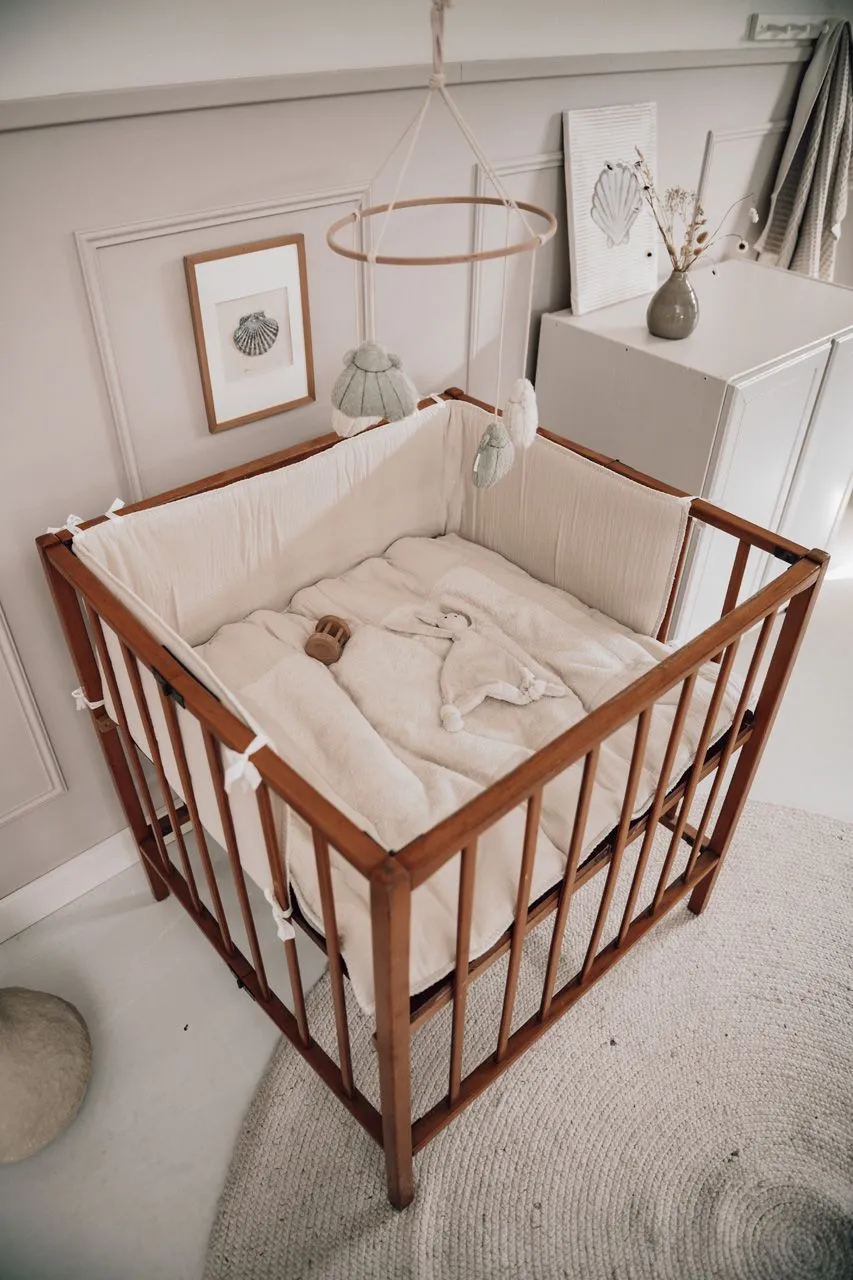 Koeka Bed And Play Pen Bumper Faro | Warm white