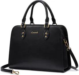 LOVEVOOK Purses and Handbags for Women, Vintage-Style Leather Top Handle Shoulder Bag Satchel Tote Crossbody Purse for Ladies