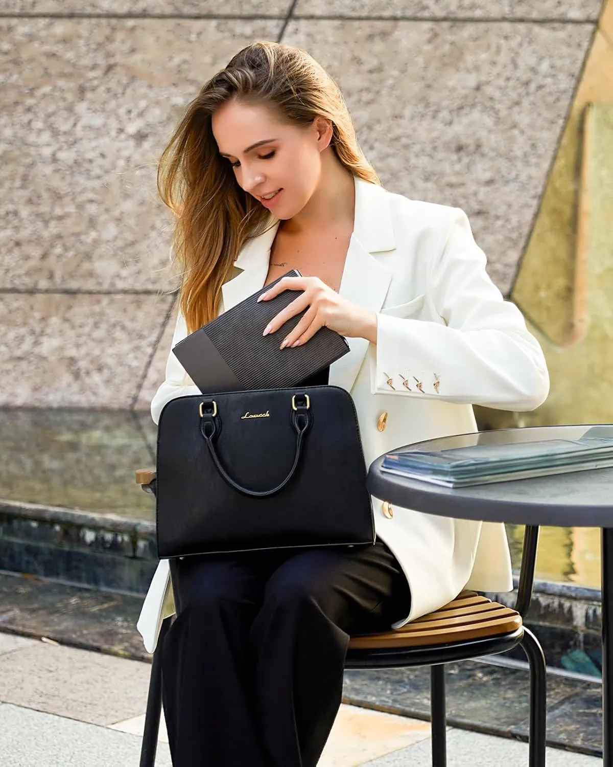 LOVEVOOK Purses and Handbags for Women, Vintage-Style Leather Top Handle Shoulder Bag Satchel Tote Crossbody Purse for Ladies