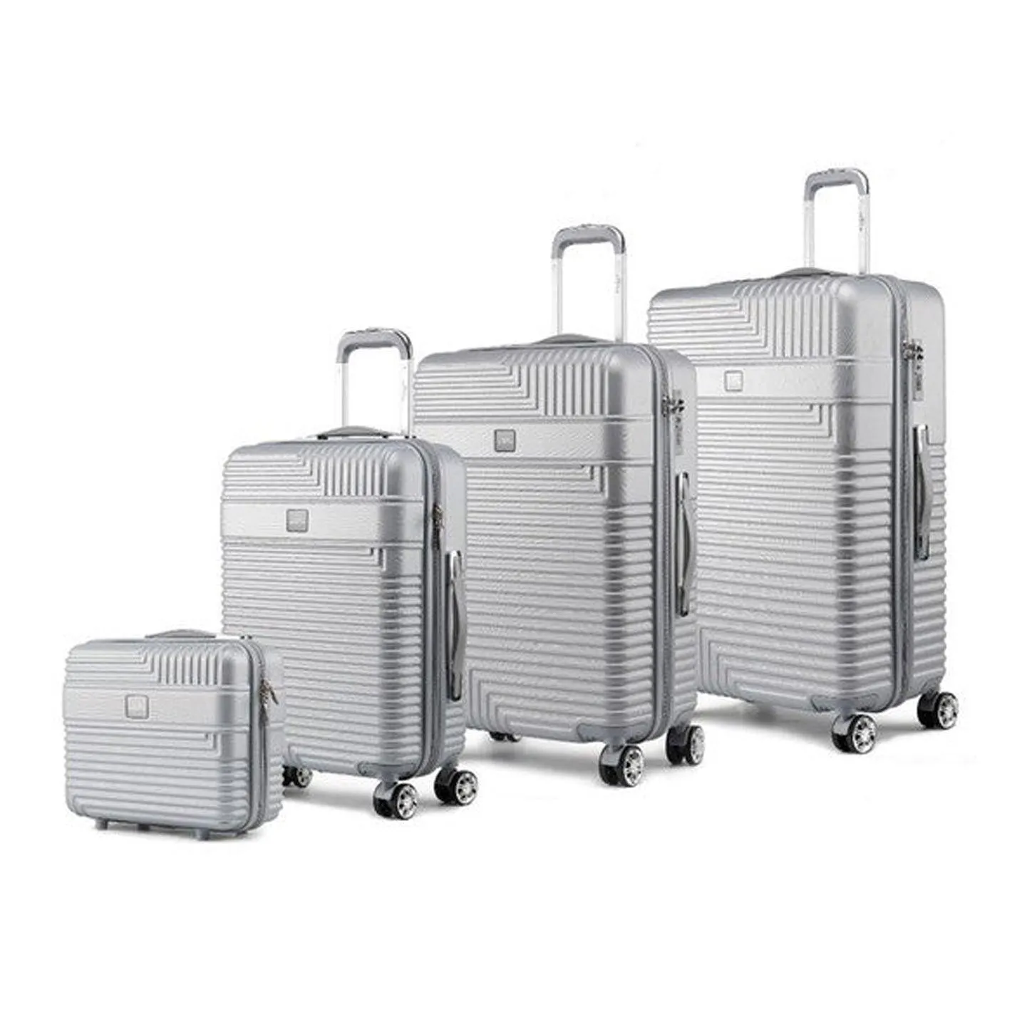 Luggage Bag 14 Inch Cabin Size Luggage Trolly - Silver