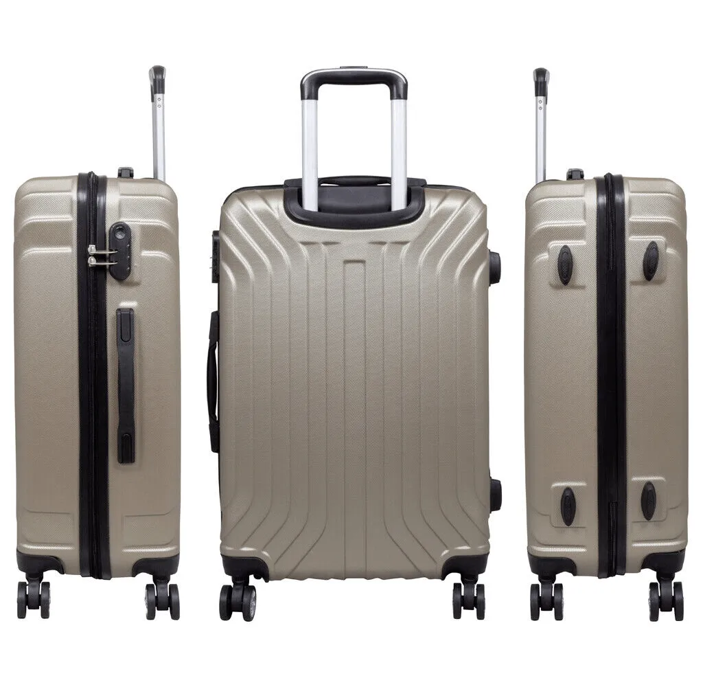Luggage Bag 20 Inch Cabin Size Luggage Trolly - Rose Gold