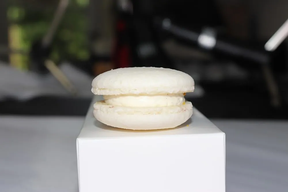 Macarons - Pink and White French Macarons, Gourmet Cookie Gift Box, Macaroon