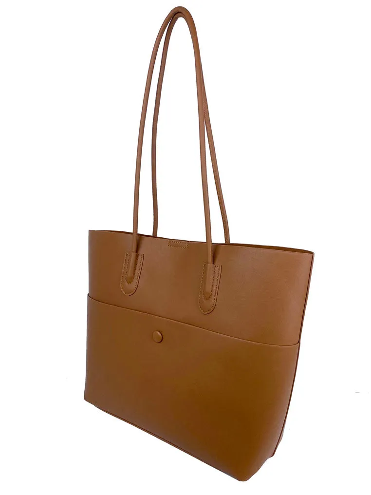 Mel&Co Sling-Bag-In-Tote - Tan
