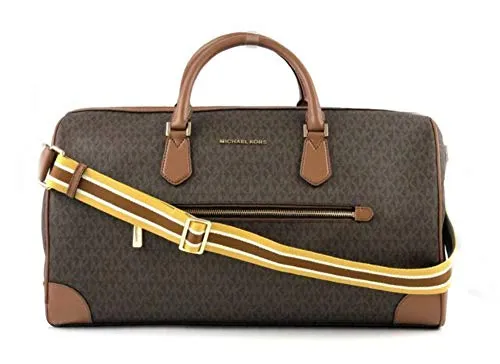 Michael Kors Travel Large Duffle Bag - Signature PVC Brown