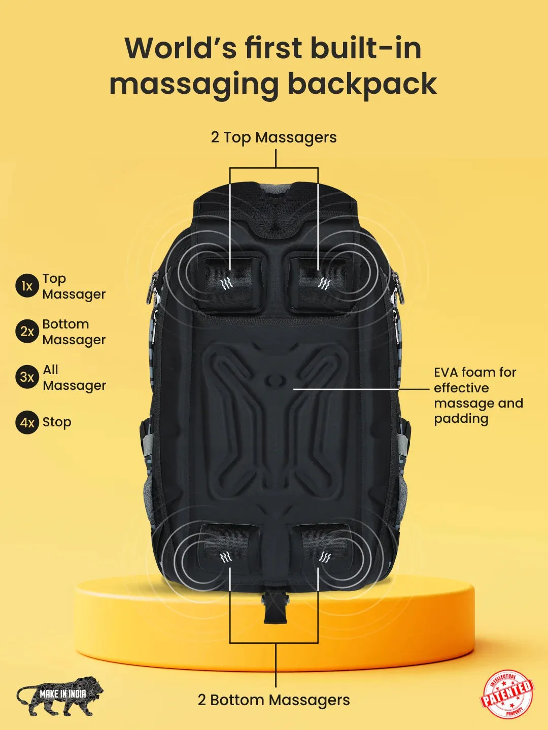 Move 40L Massager Backpack