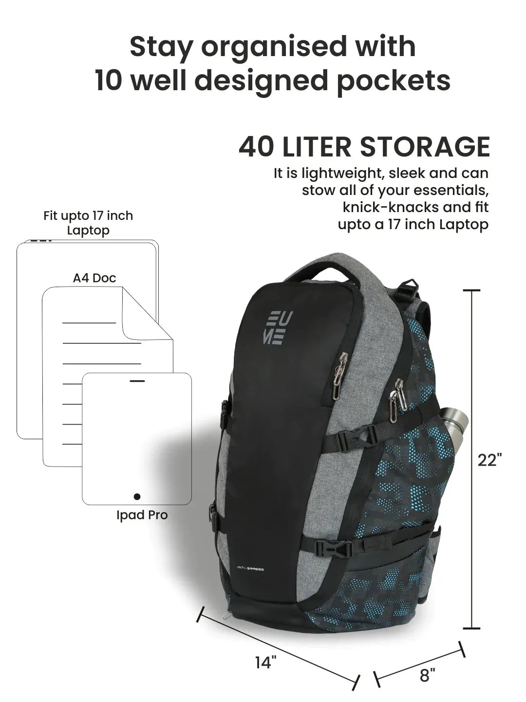 Move 40L Massager Backpack