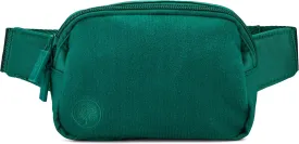 Parker Kids Belt Bag for Girls and Boys - Customizable with Hook and Loop Patches - Child Fanny Pack with Adjustable Strap - Durable Crossbody for Active Children - Peacock