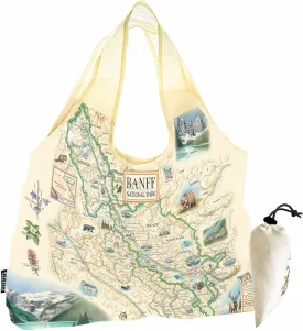Pouch Tote with Handles  Reusable Grocery Shopping Bag, Foldable & Washable Nylon, Heavy-Duty & Compact,