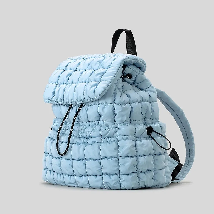QUILTED PUFFER BACKPACK