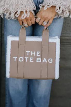 "The Tote Bag"-Taupe/MODEL BAG