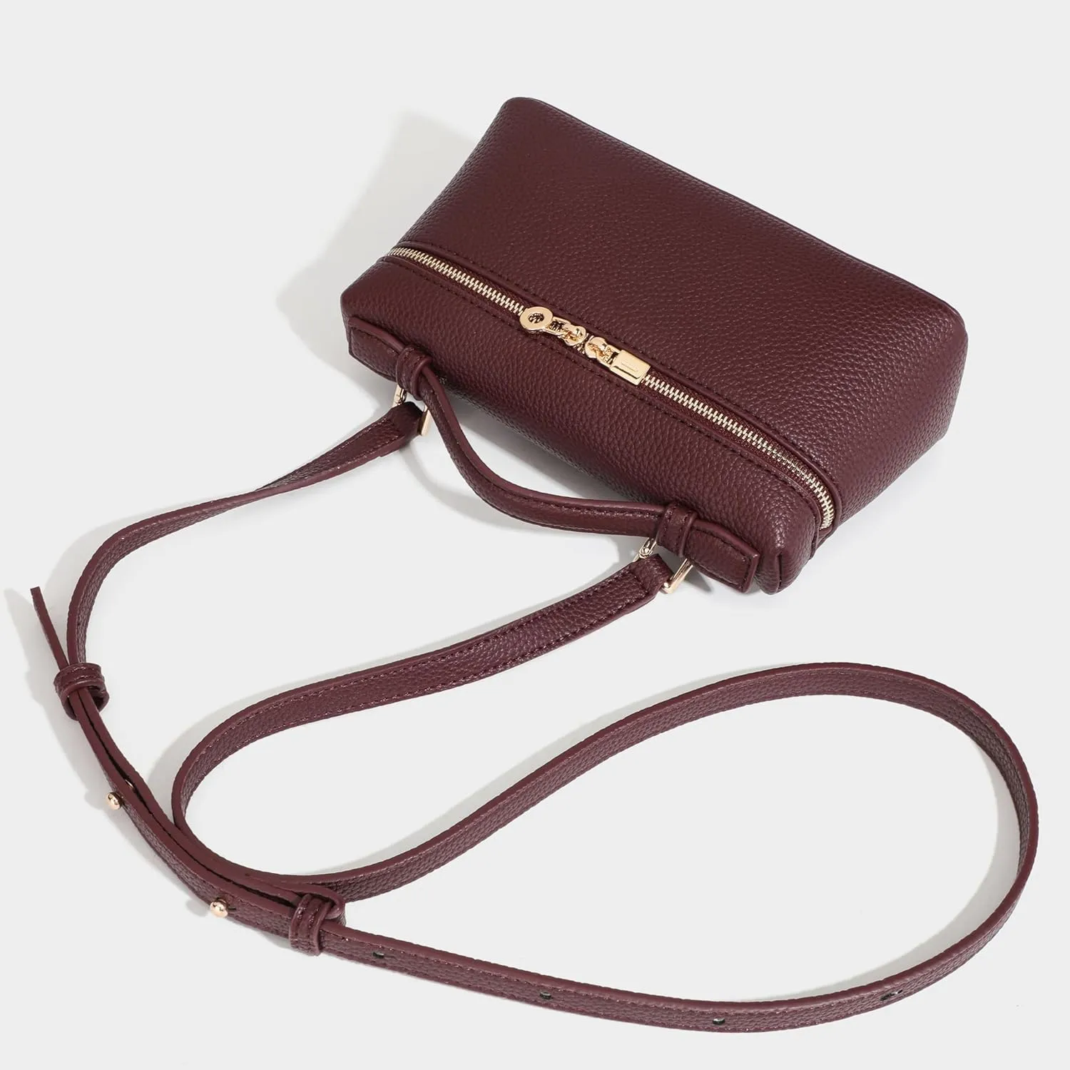 Rejolly Crossbody Bag for Women Small Top-Handle Pouch Purse Designer Shoulder Handbag Quiet Luxury Leather Trendy Purse