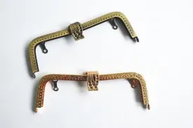 Retro Sewing Purse Frame Wedding Bag 20 x 7.5cm ( 7"x 3") Four Colors Available