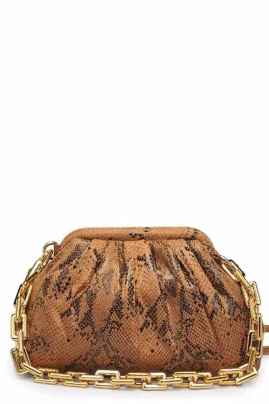 Ruching Clutch Bag