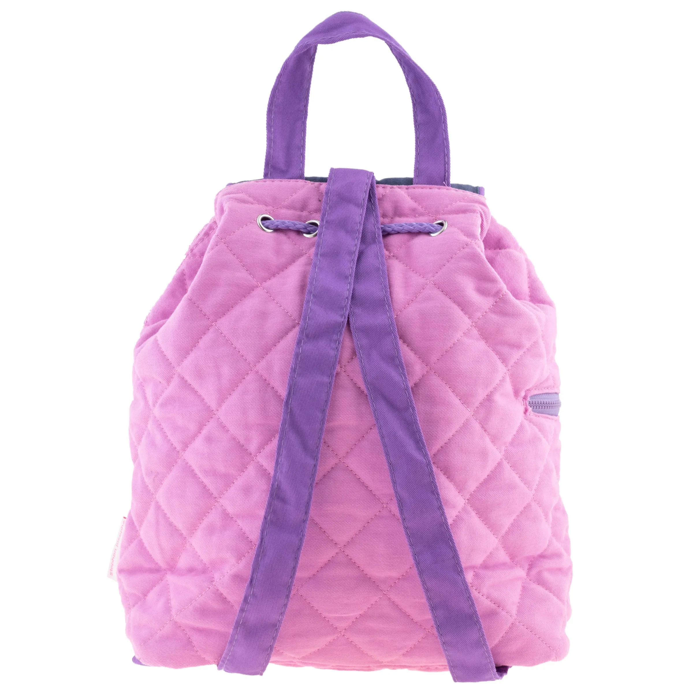 Stephen Joseph Embroidered Quilted Backpack for Toddlers, Elephant