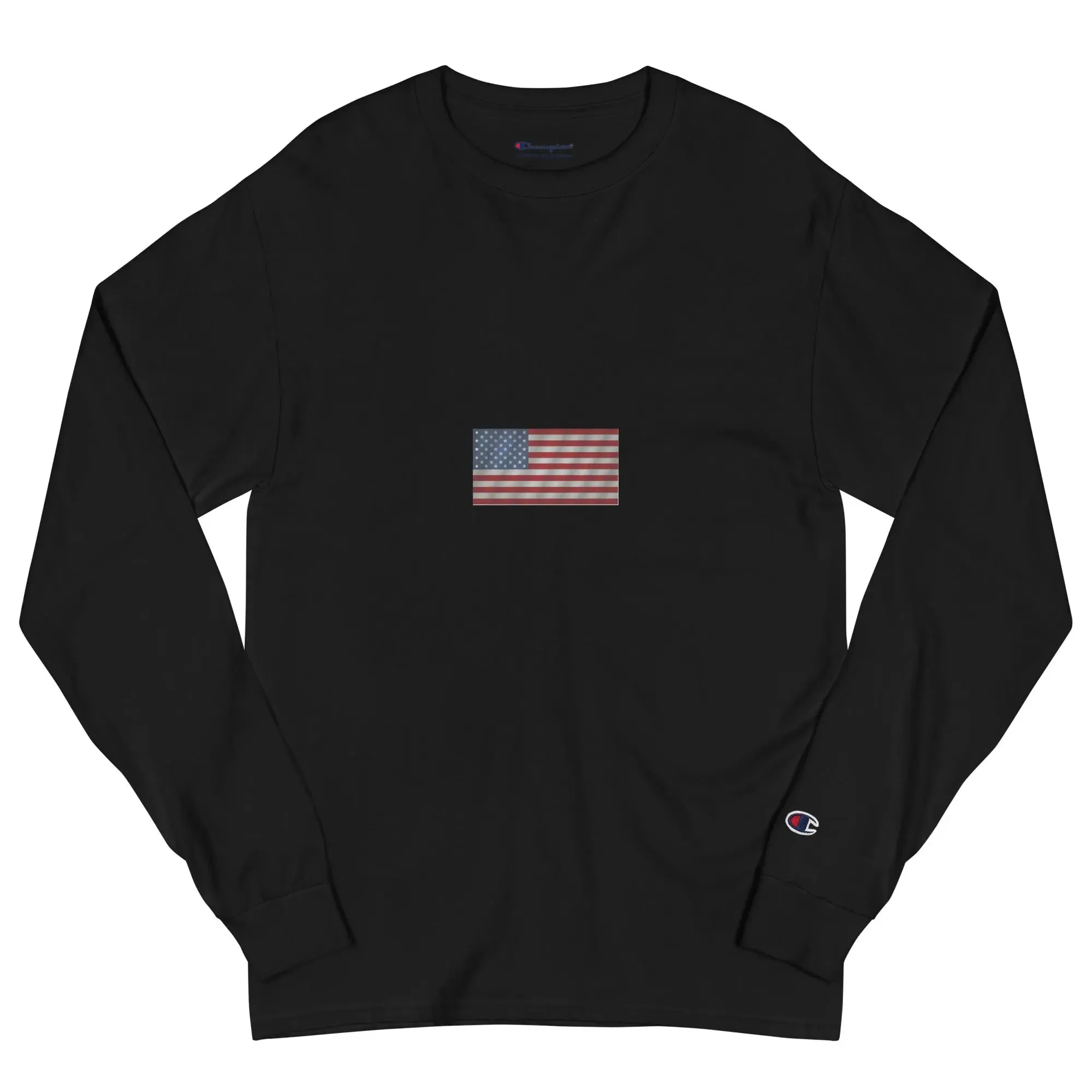 Sweatshirt USA Flag Election Men's Champion Long Sleeve Shirt
